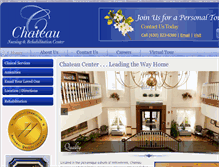 Tablet Screenshot of chateaucenter.com